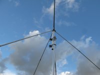 (imagen para) Cuarto de longitud de onda Nueva antena GP 87-108MHZ -50Watt con cable de 15 metros
