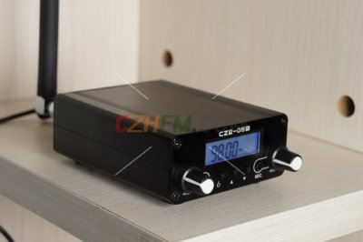 (image for) 500mW 76-108Mhz Home FM TRANSMITTER [CZE-05B] + Power Supply + Antenna